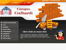 Tablet Screenshot of grupogalhardi.com.br